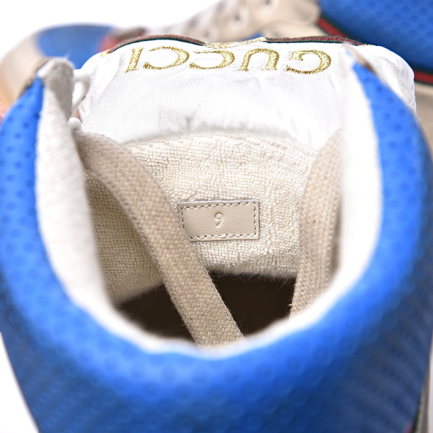 Nubuck Web Mens Screener High Top Sneakers 9 Dusty Milk Bright Splash