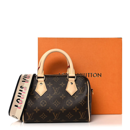Louis Vuitton Monogram Speedy Bandouliere 20 Black 9 of 9