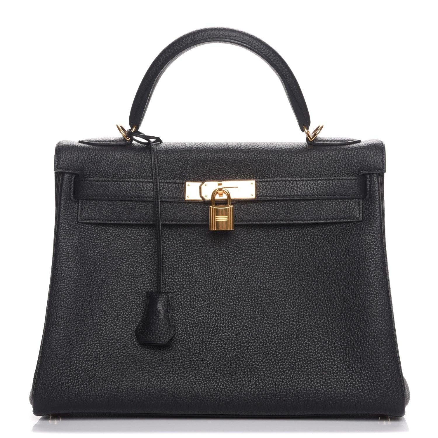 Hermes Togo Kelly Retourne 32 Black 1 of 8