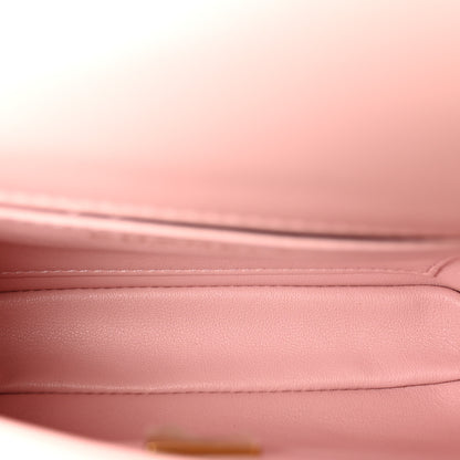 Chanel Lambskin Quilted Mini Heart Charms Flap Light Pink 5 of 11