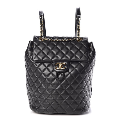 Chanel Lambskin Quilted Small Urban Spirit Backpack Black 1 of 9