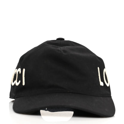 Gucci Cotton Loved Gucci Baseball Hat S Black 3 of 12