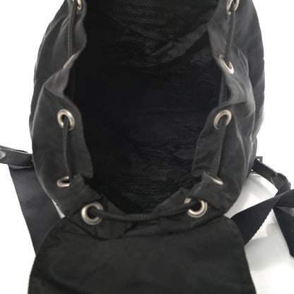 Prada Tessuto Nylon Vela Cinch Backpack Black 5 of 11