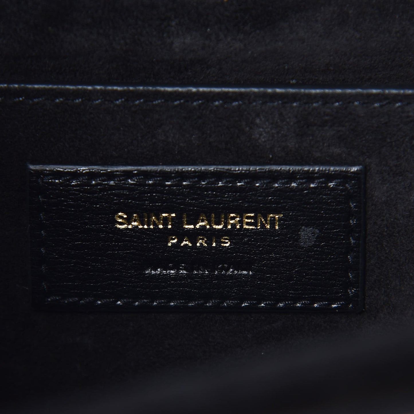 Calfskin Suede Medium Bellechasse Black Beige