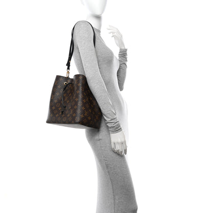 Louis Vuitton Monogram Neonoe MM Black 2 of 9
