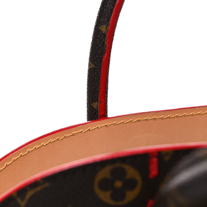 Louis Vuitton Monogram Calf Hair Spikes Iconoclasts Christian Louboutin Tote Red 17 of 18