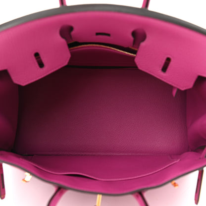 Hermes Togo Birkin 25 Rose Pourpre 5 of 14