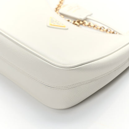 Prada Saffiano Re-Edition 2005 Shoulder Bag White 11 of 13