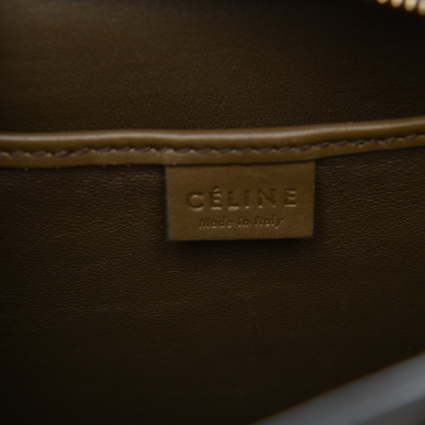 Calfskin Suede Nano Tri-Color Luggage Cream