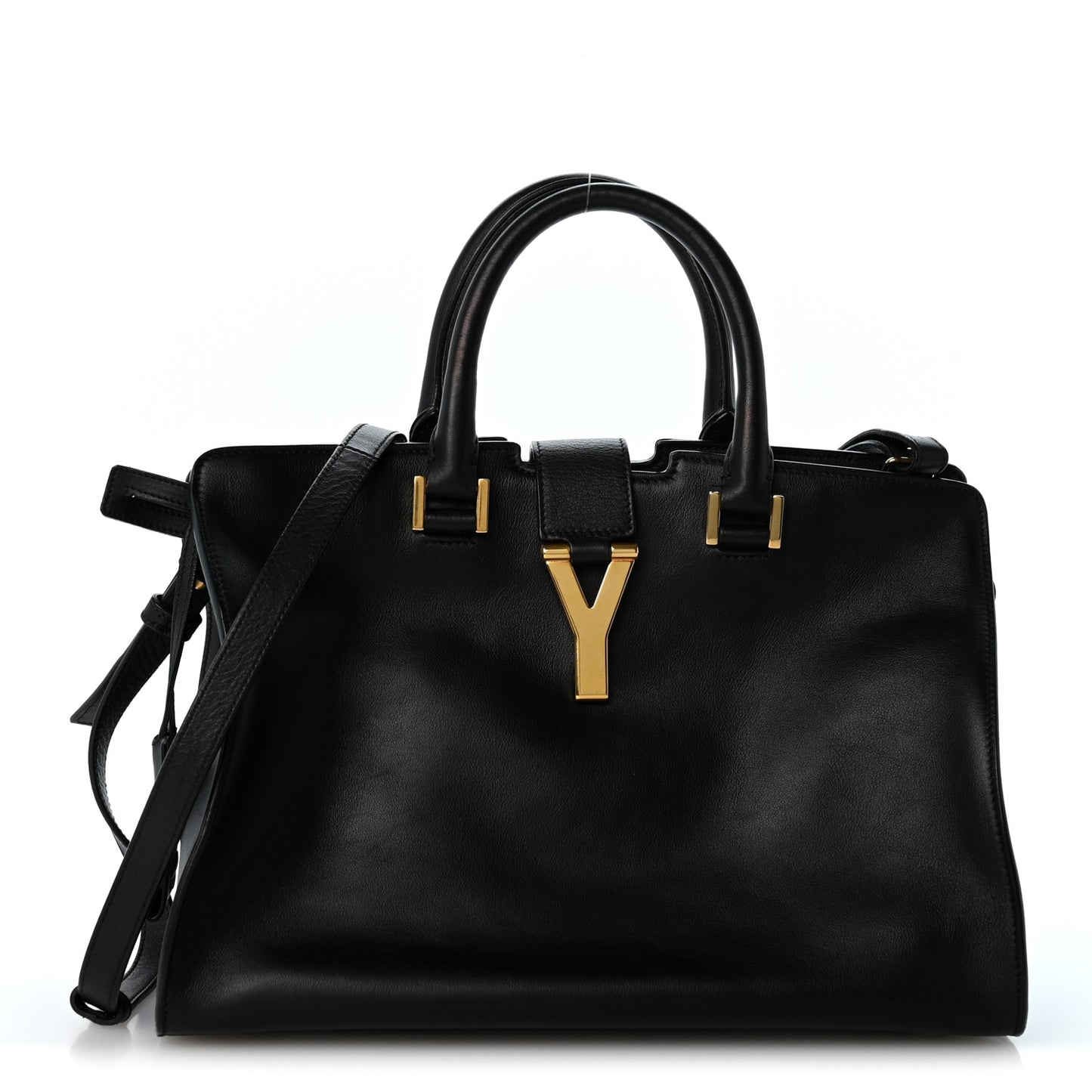 Calfskin Small Classic Y Cabas Black