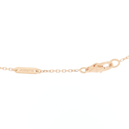 Van Cleef & Arpels 18k Rose Gold Carnelian Sweet Alhambra Heart Pendant Necklace 4 of 5