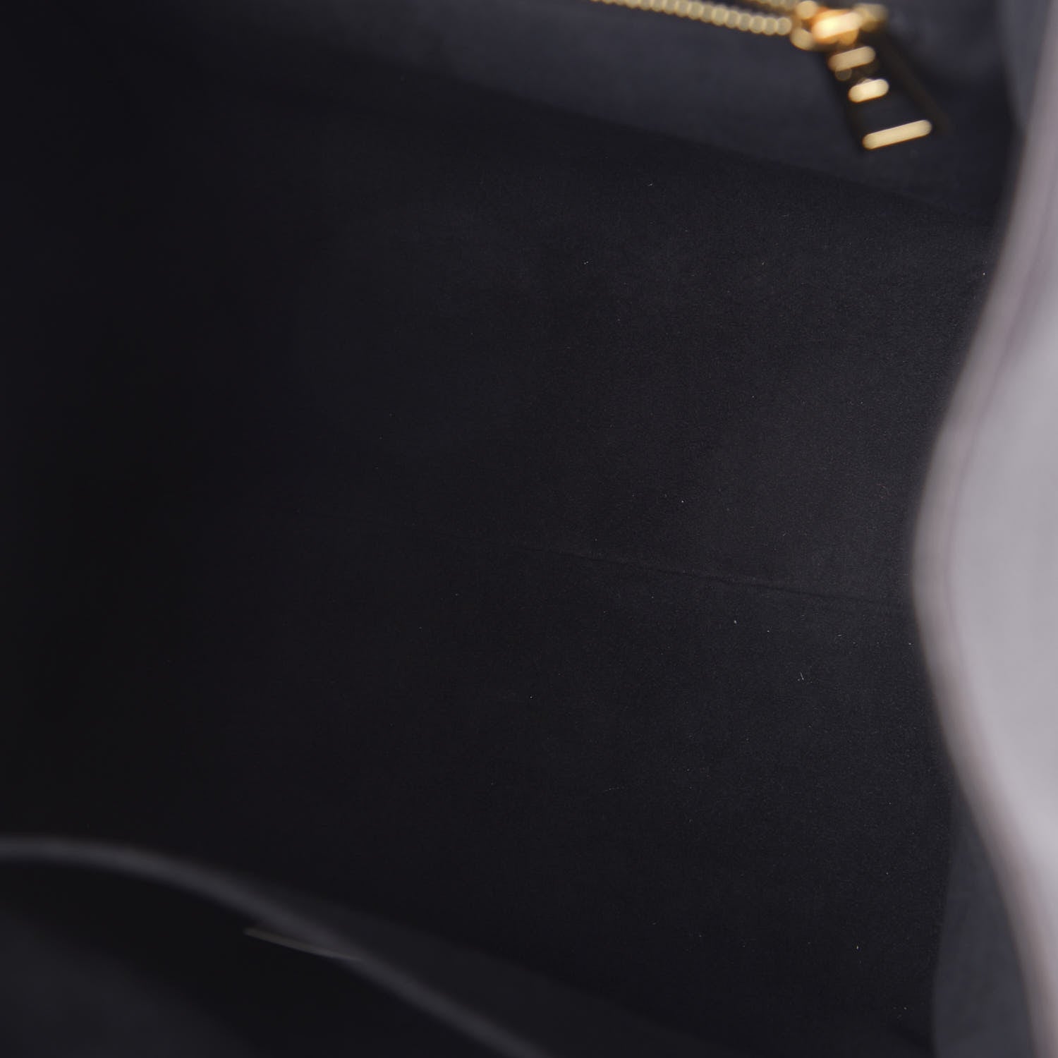 Louis Vuitton Calfskin Monogram Fold Tote MM Black Wine Cream 6 of 10