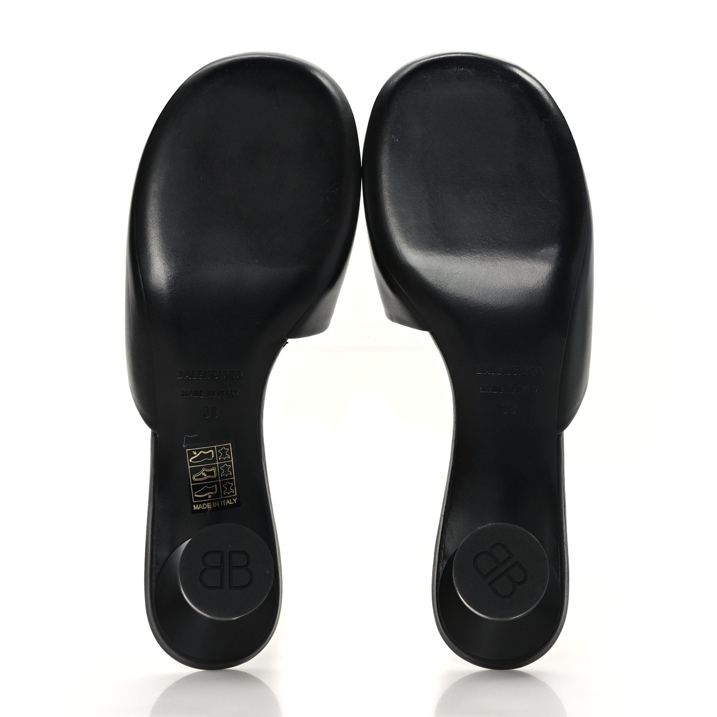 Soft Calfskin Lady 50mm Mule 38 Black