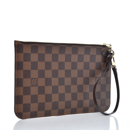 Louis Vuitton Damier Ebene Neverfull MM GM Pochette 3 of 7