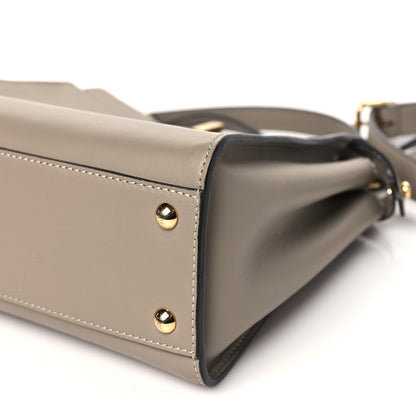 Fendi Vitello Seta Plexiglass Tortoise Medium Peekaboo Iconic Satchel Tortora 11 of 13
