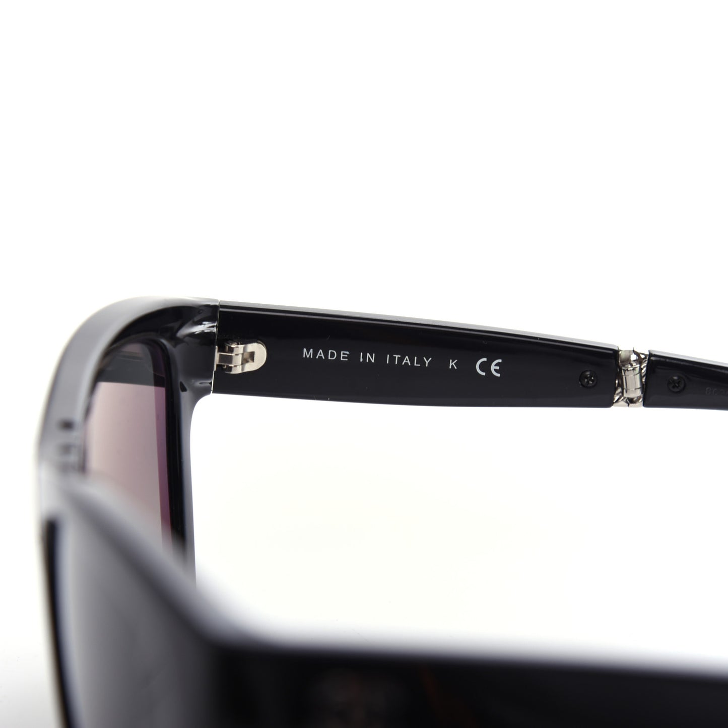 Nylon Metal Square Folding Sunglasses 6053 Black