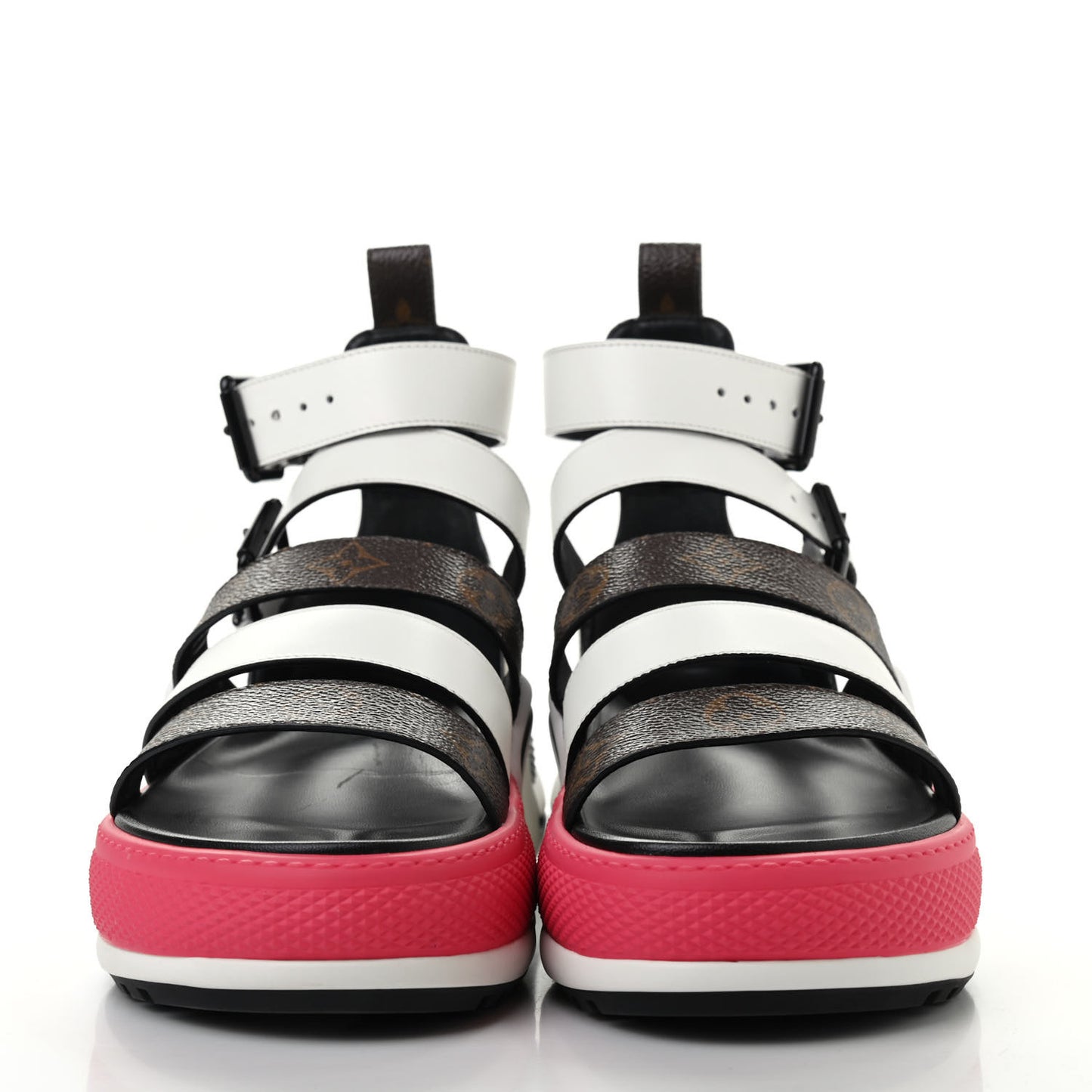 Patent Monogram LV Archlight Sandal 38 White