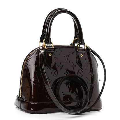 Louis Vuitton Vernis Alma BB Amarante 3 of 9