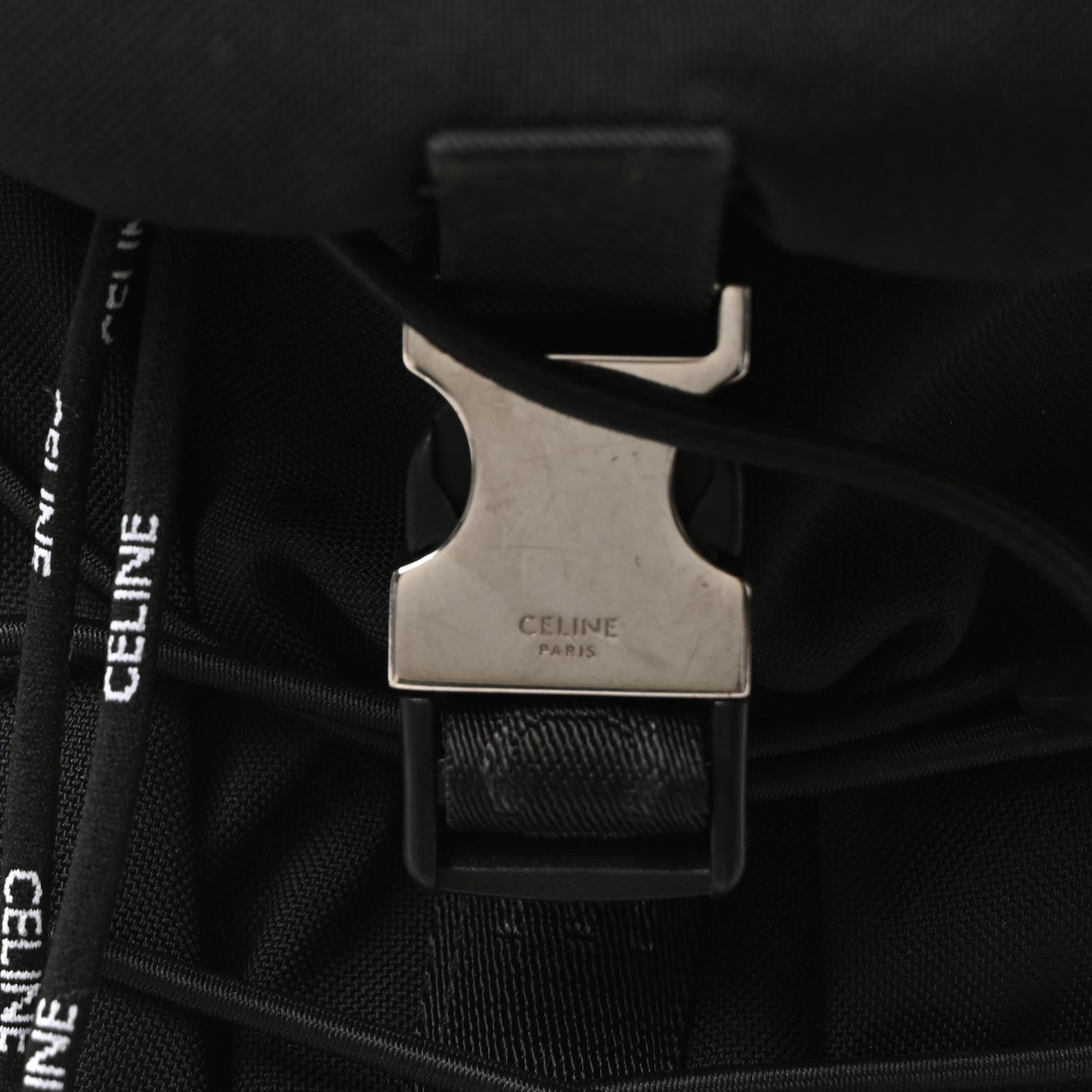 Gabardine Logo Web Trekking Medium Backpack Black