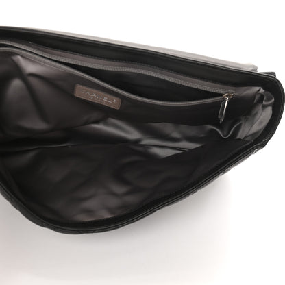 Chanel Lambskin Quilted Jumbo Coco Rain Flap Black 5 of 9