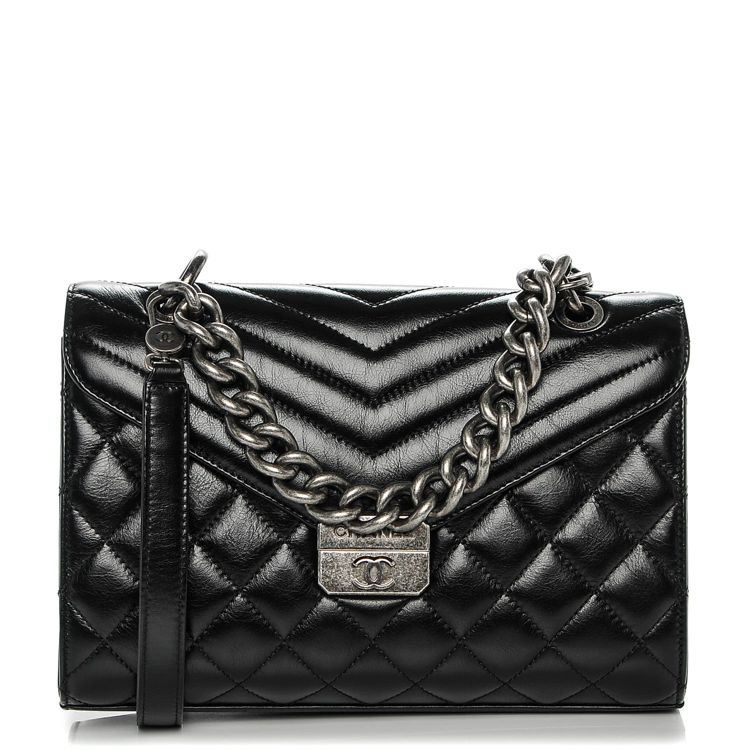 Chanel Calfskin Quilted Medium Mad About Quilting Flap Black 1 of 7