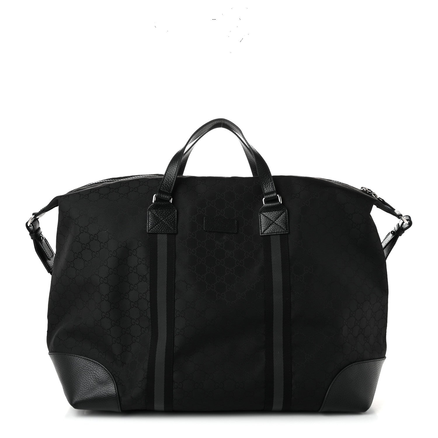 Gucci Nylon Monogram XL Duffle Bag Black 1 of 10
