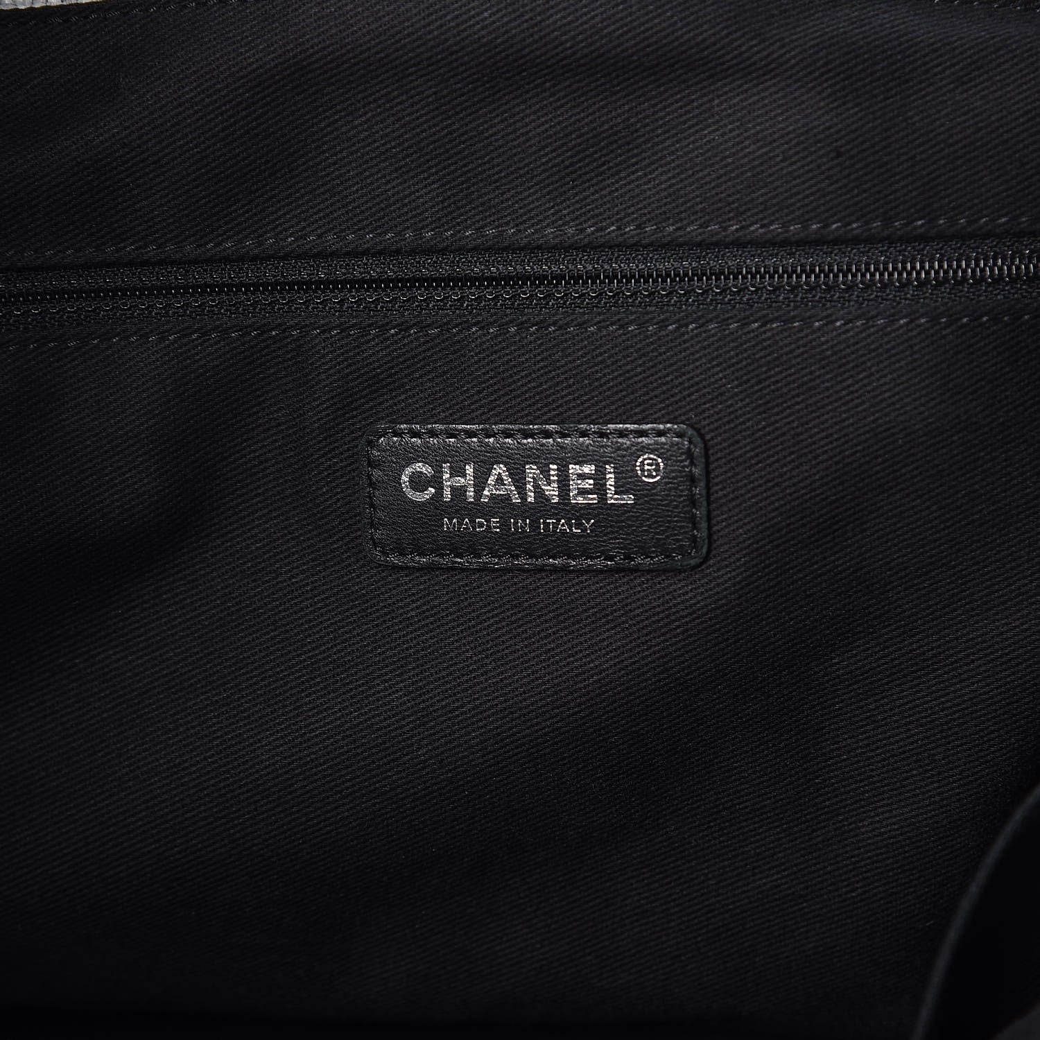 Chanel Canvas Deauville Large Tote Grey 7 of 13