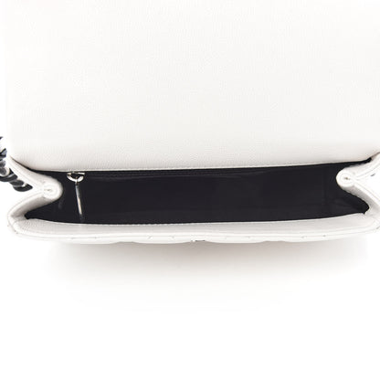 Chanel Caviar Quilted My Everything Small Flap White Black 5 of 11
