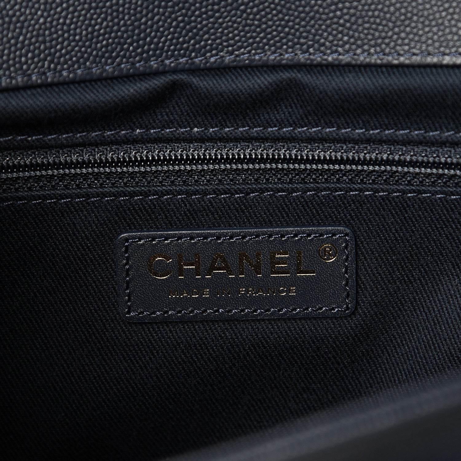 Chanel Caviar Quilted Medium Business Affinity Flap Navy 5 of 10