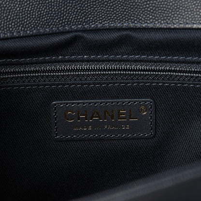 Chanel Caviar Quilted Medium Business Affinity Flap Navy 5 of 10