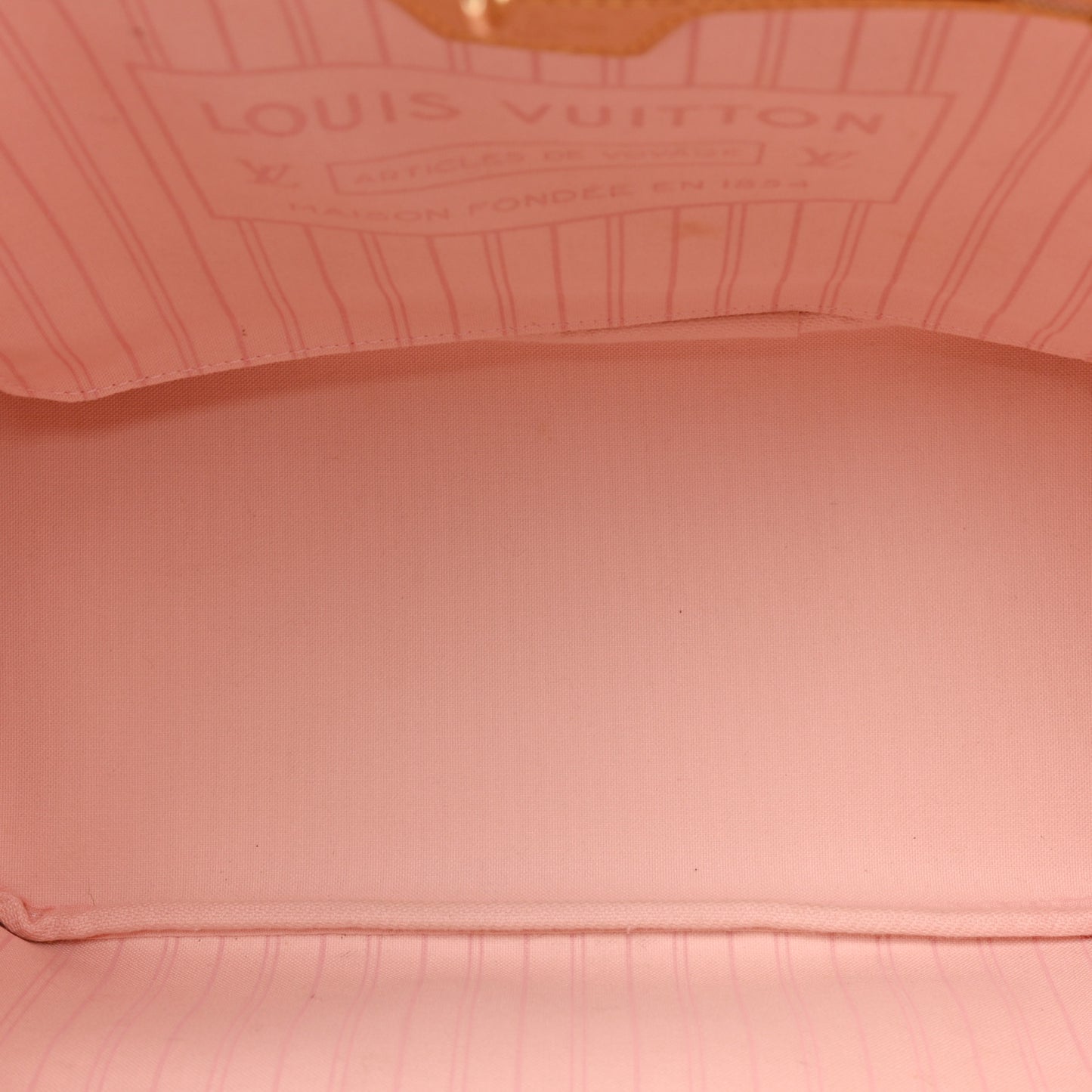 Damier Azur Neo Neverfull MM Rose Ballerine