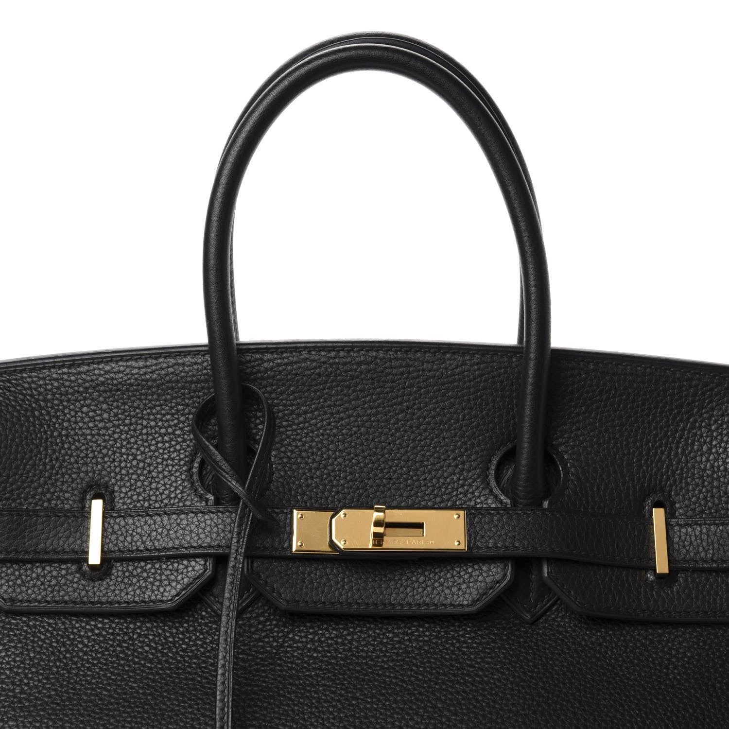 Hermes Taurillon Clemence Birkin 35 Black 14 of 14