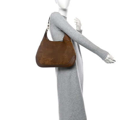 Gucci GG Suede B Medium Shoulder Bag Brown 2 of 10