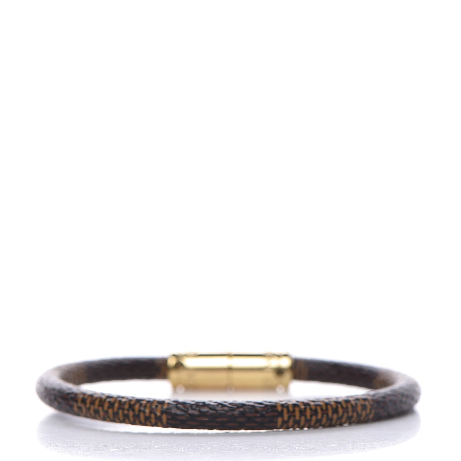 Louis Vuitton Damier Ebene Keep It Bracelet 19 3 of 5