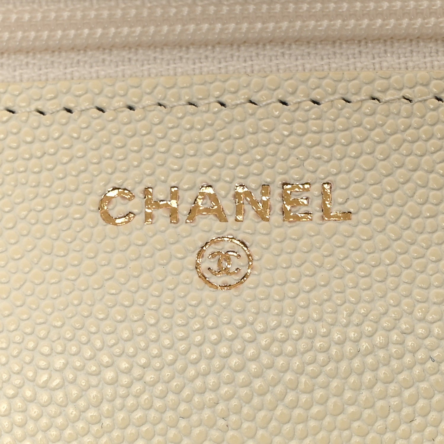 Chanel Caviar Quilted Wallet on Chain WOC White 6 of 11