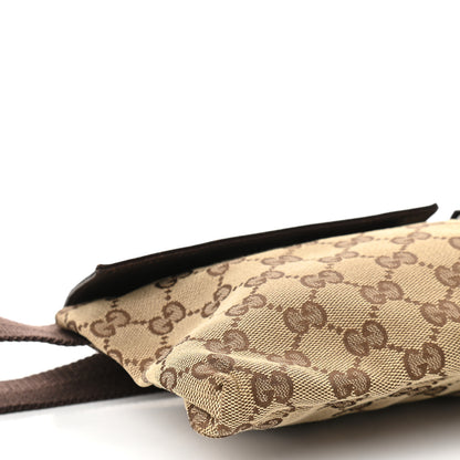 Gucci GG Monogram Double Pocket Belt Bag Dark Brown 8 of 9