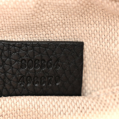 Gucci Pebbled Calfskin Small Soho Disco Bag Black Black 7 of 11