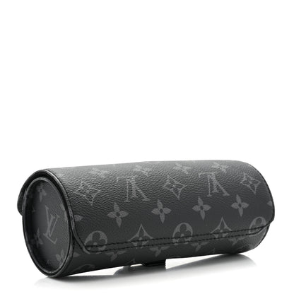 Louis Vuitton Monogram Eclipse 3 Watch Travel Case 2 of 7
