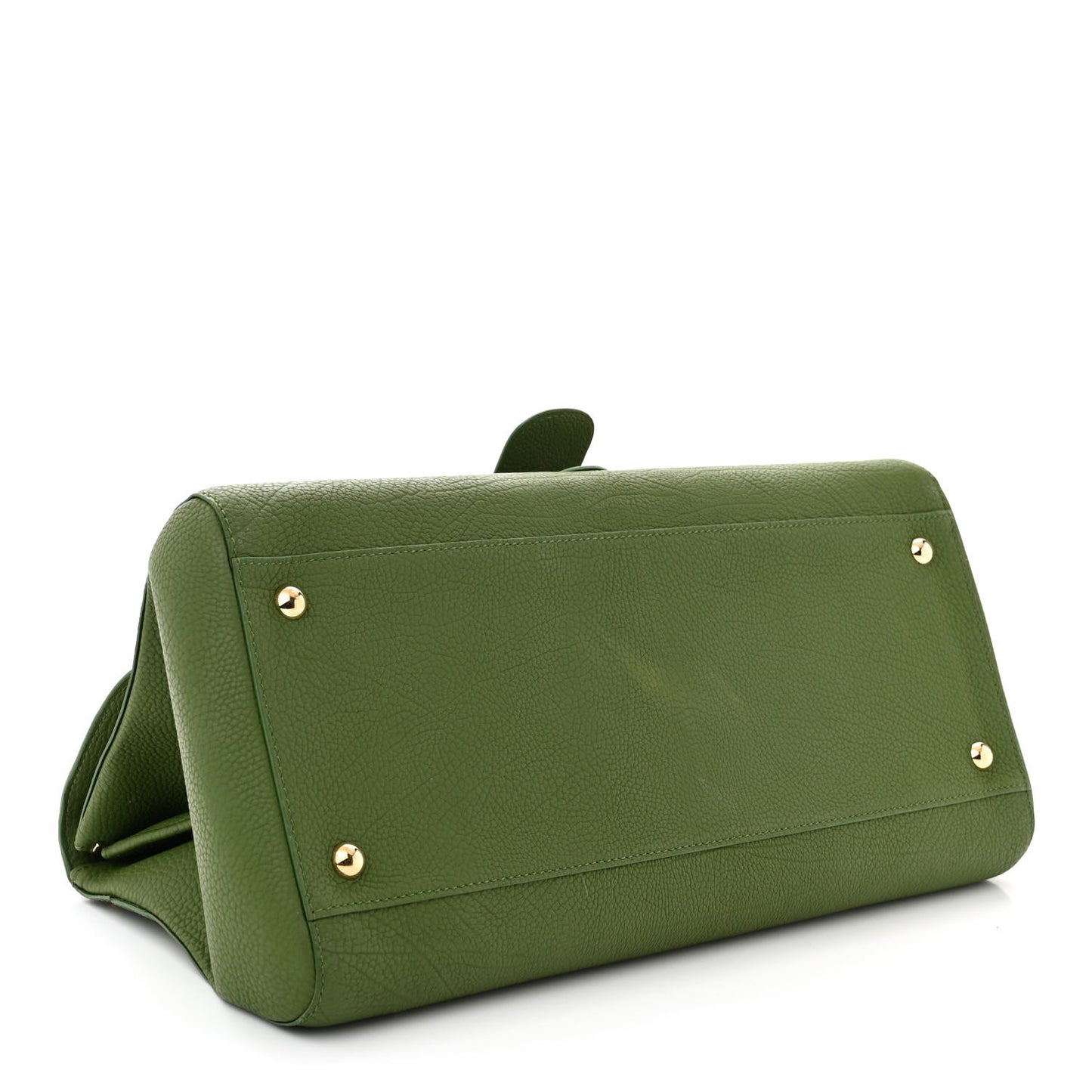 Rodeo Calfskin Surprique Brillant East West Satchel Green