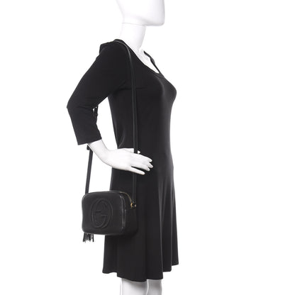 Gucci Pebbled Calfskin Small Soho Disco Bag Black 2 of 11