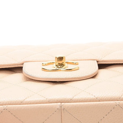 Chanel Caviar Quilted Jumbo Double Flap Beige Clair 11 of 17