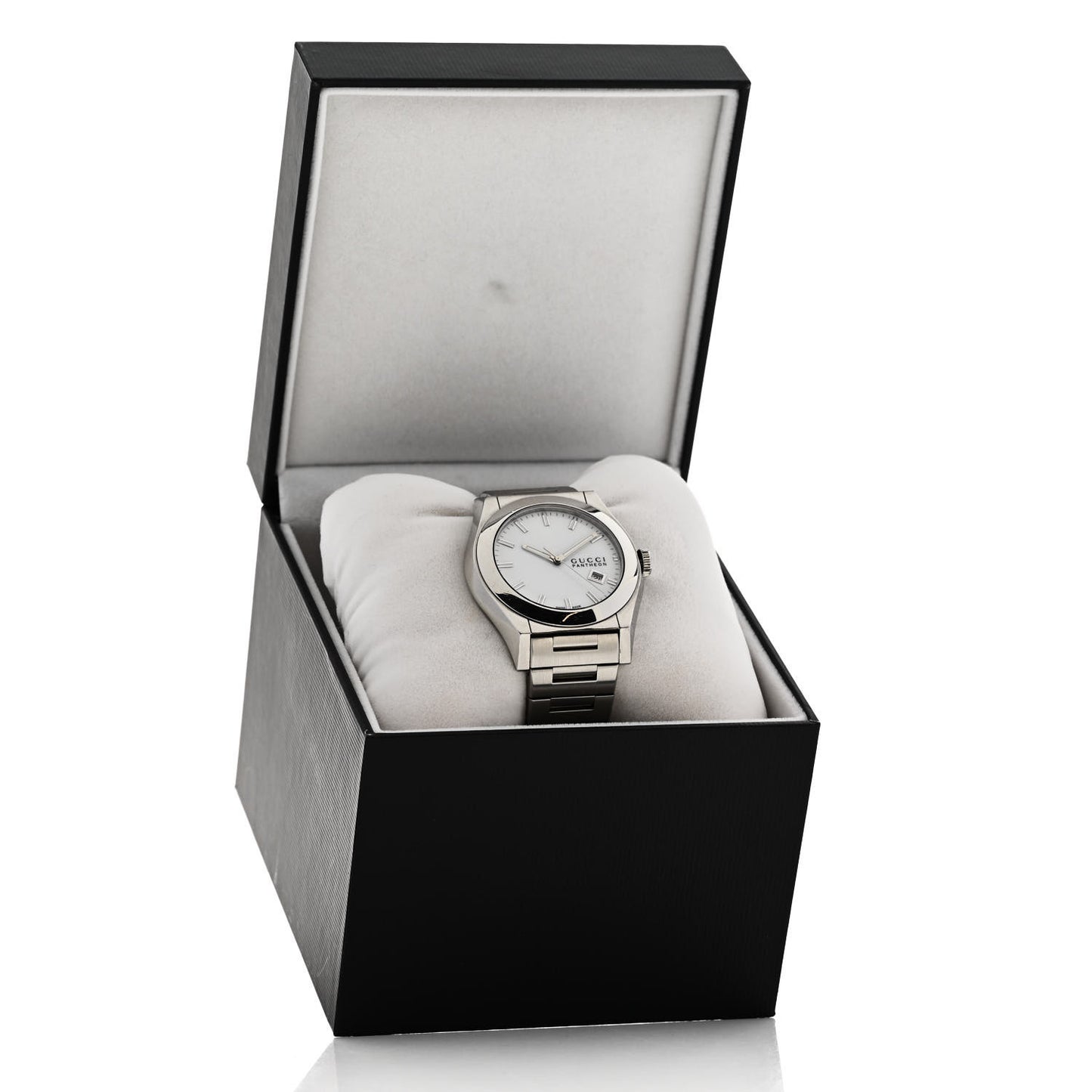 Stainless Steel 44mm Pantheon Quartz Watch