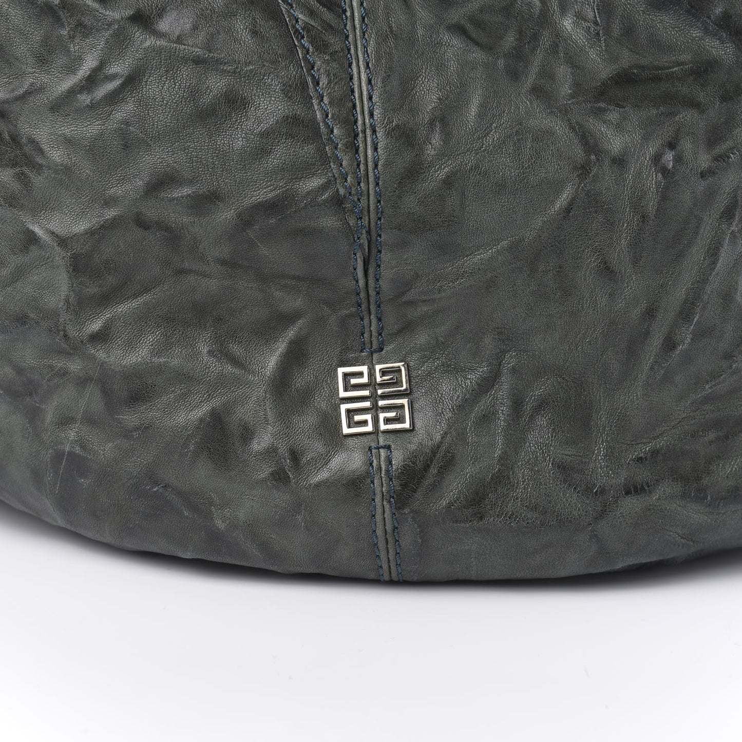 Tumbled Sheepskin Tinhan Hobo Emerald