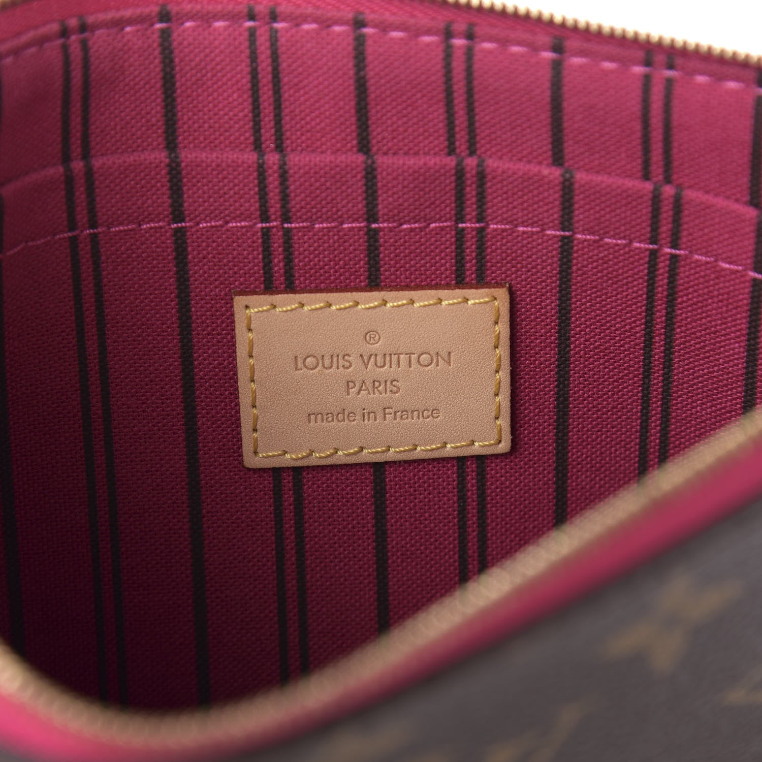 Louis Vuitton Monogram Neverfull MM GM Pochette Pivoine 8 of 10