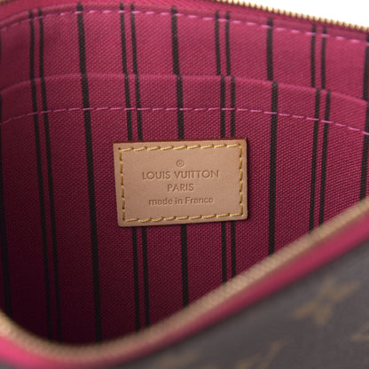 Louis Vuitton Monogram Neverfull MM GM Pochette Pivoine 8 of 10