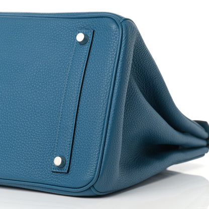Hermes Togo Birkin 35 Bleu Izmir 8 of 12