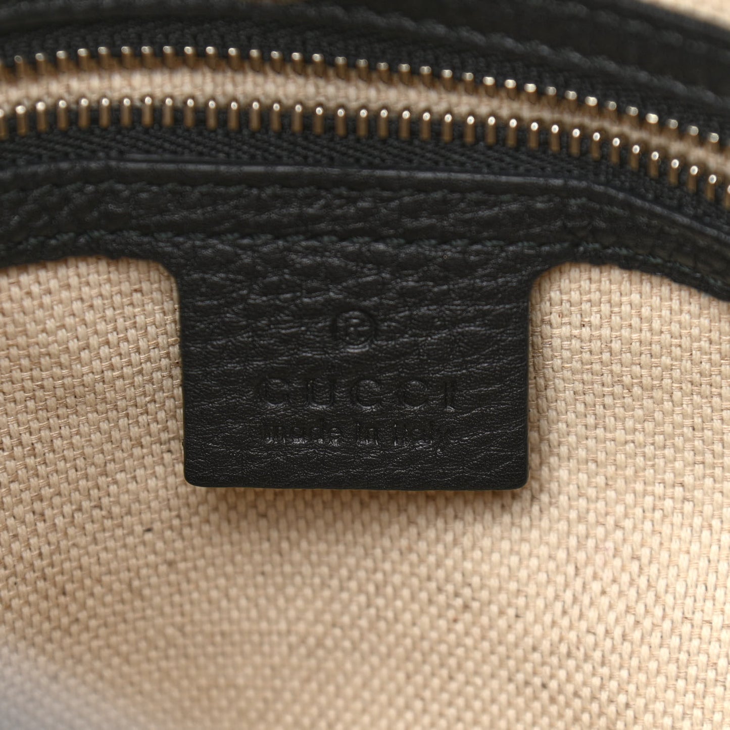 Pebbled Calfskin Studded Medium Soho Chain Shoulder Bag Black