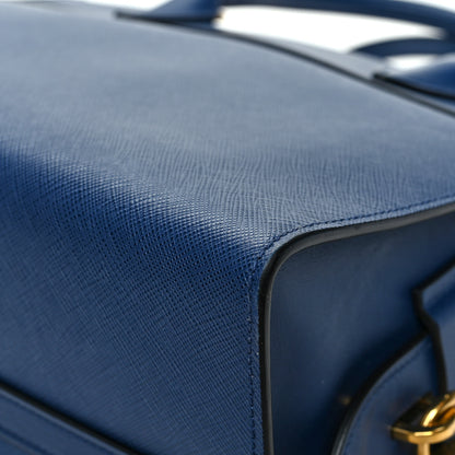 Prada Saffiano City Calfskin Medium Esplanade Bleuette 11 of 12