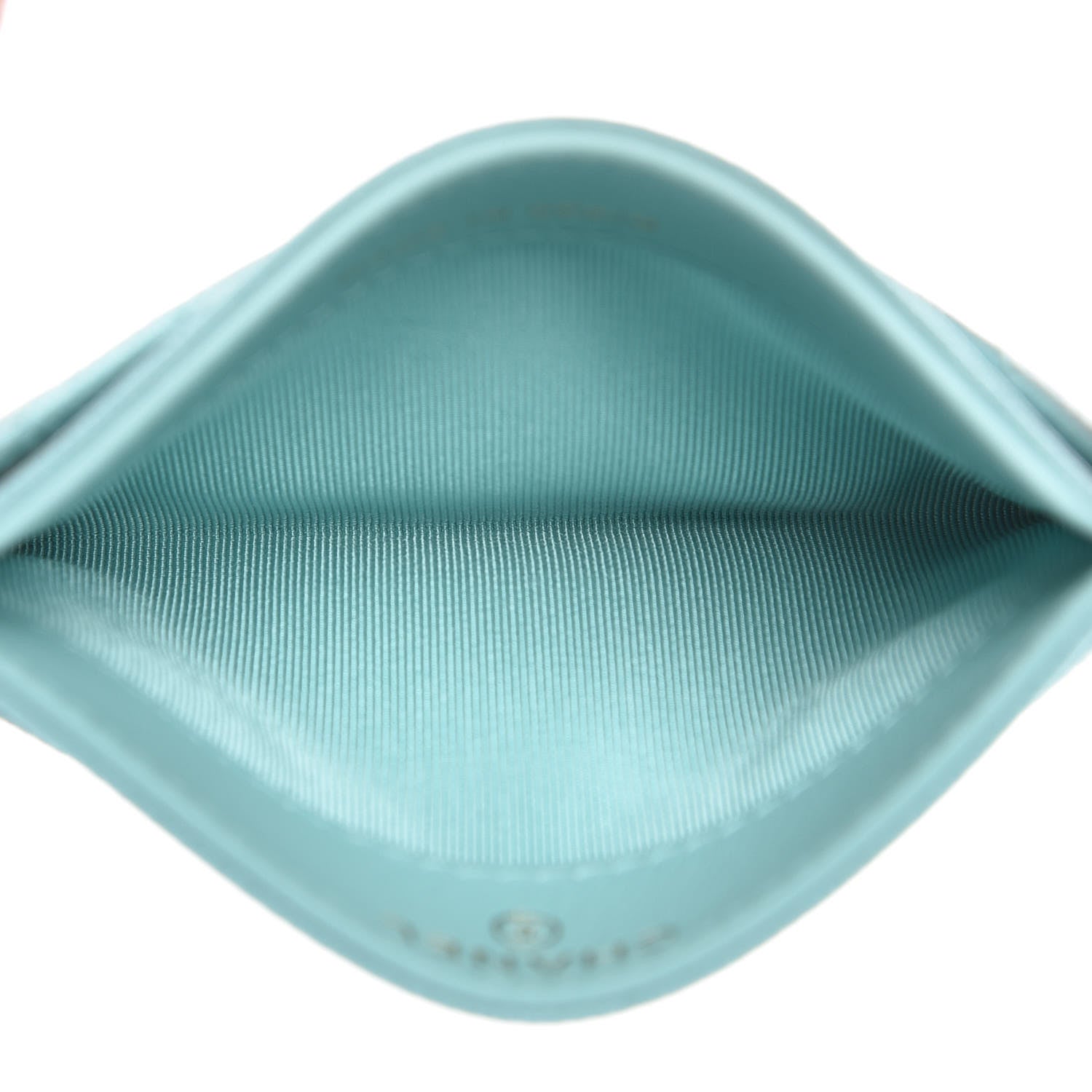 Chanel Caviar Quilted Card Holder Light Blue 5 of 11