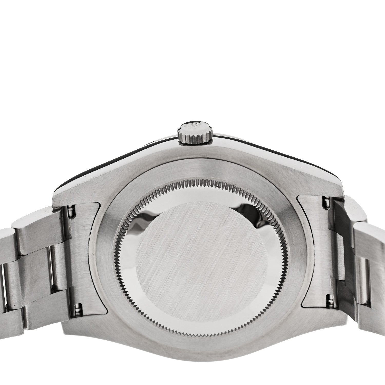 Rolex Stainless Steel 18K White Gold 41mm Oyster Perpetual Datejust Watch Black 116334 4 of 5